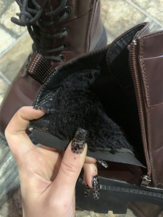 зимові жіночі ботинки 38р (24,5)