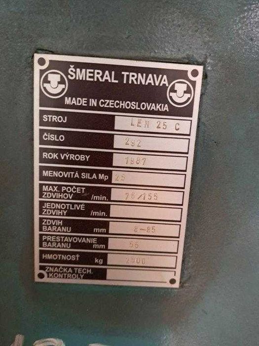 Syndyk sprzeda! Prasa mimośrodowa TOMA LEN 25c