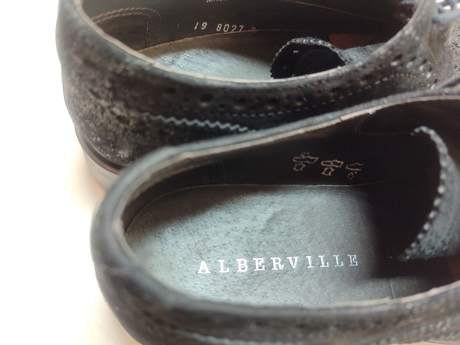 Замшеві оксфорди (броги) Alberville