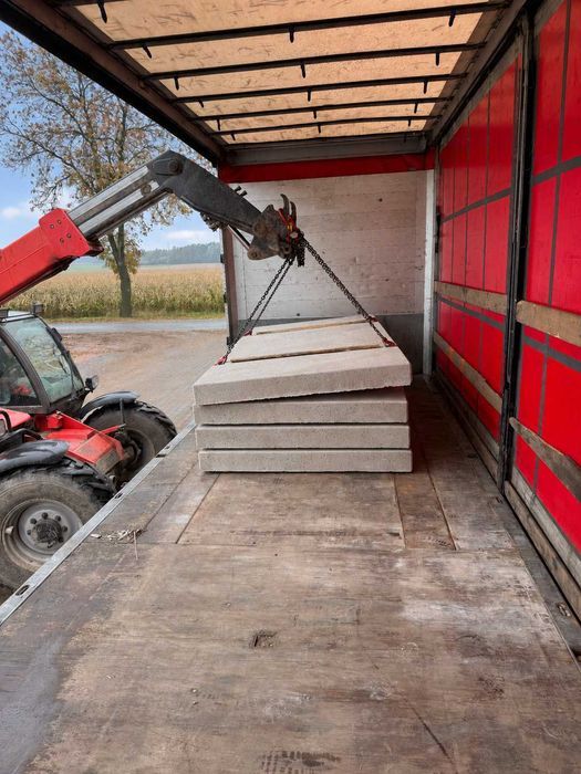 Płyty drogowe 300x150x15 300x100x15 300x150x20 Płyta drogowa betonowa Płyty MON monowskie zbrojone nowe na podjazd, plac i parking Transport HDS