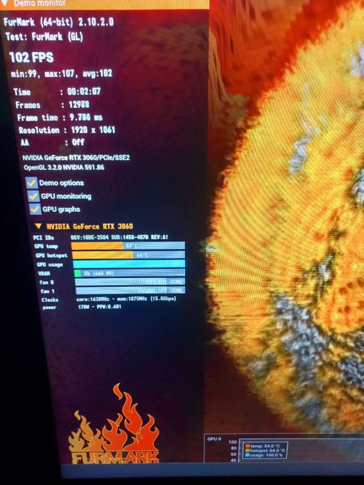 Gigabyte RTX 3060 12GB — Идеальное состояние, очень холодная!