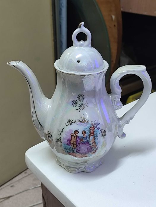 Lindo Antigo Bule Ceramica Japao