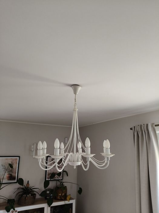 Lampka sufitowa biała 9 x2szt