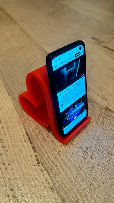 Stojak podstawka pod smatfona telefon prezent walentynki serce