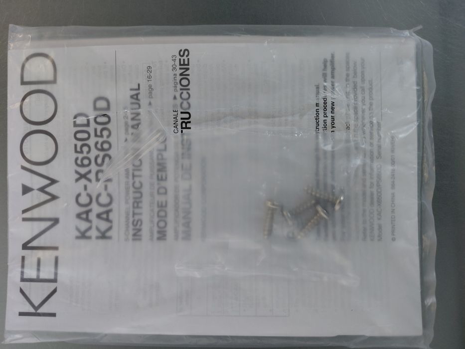 Amplificador Kenwood 1200W