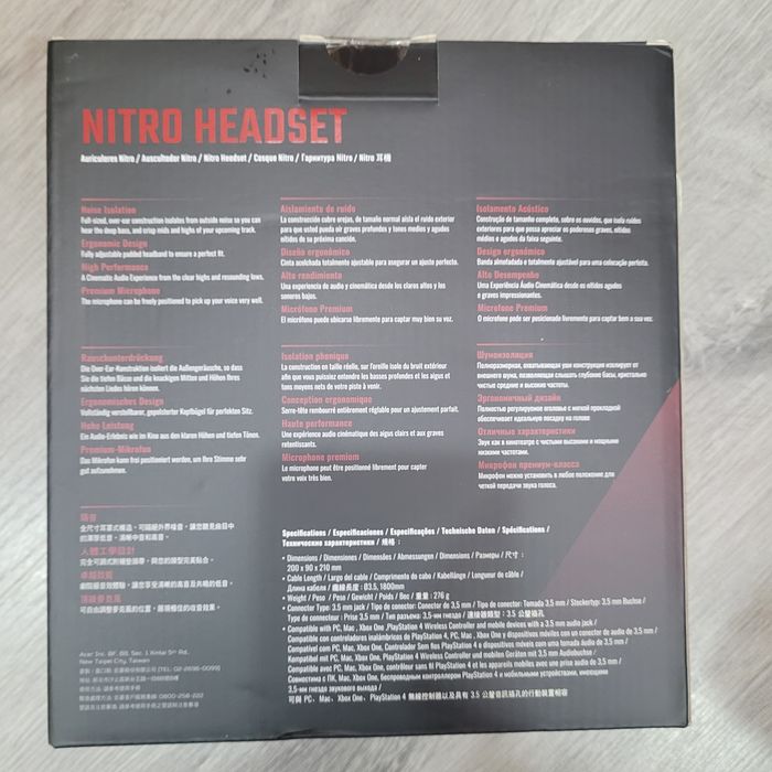 Acer Nitro Gaming Headset