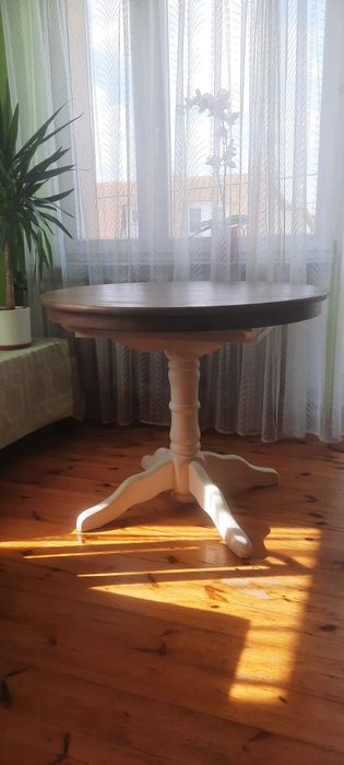 Stół dębowy rozkładany stylowy