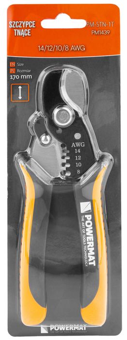 szczypce do cięcia i ściągania izolacji z przewodów 170 mm PM-STN-1T