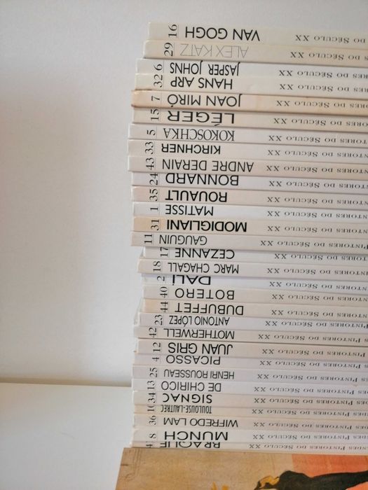 Colecção de 40  livros de Pintores do Sec. XX  da Globus