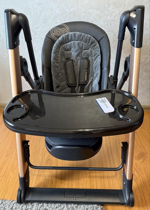 El Camino Debut: стільчик 2в1 - гойдалка + стільчик для годування,