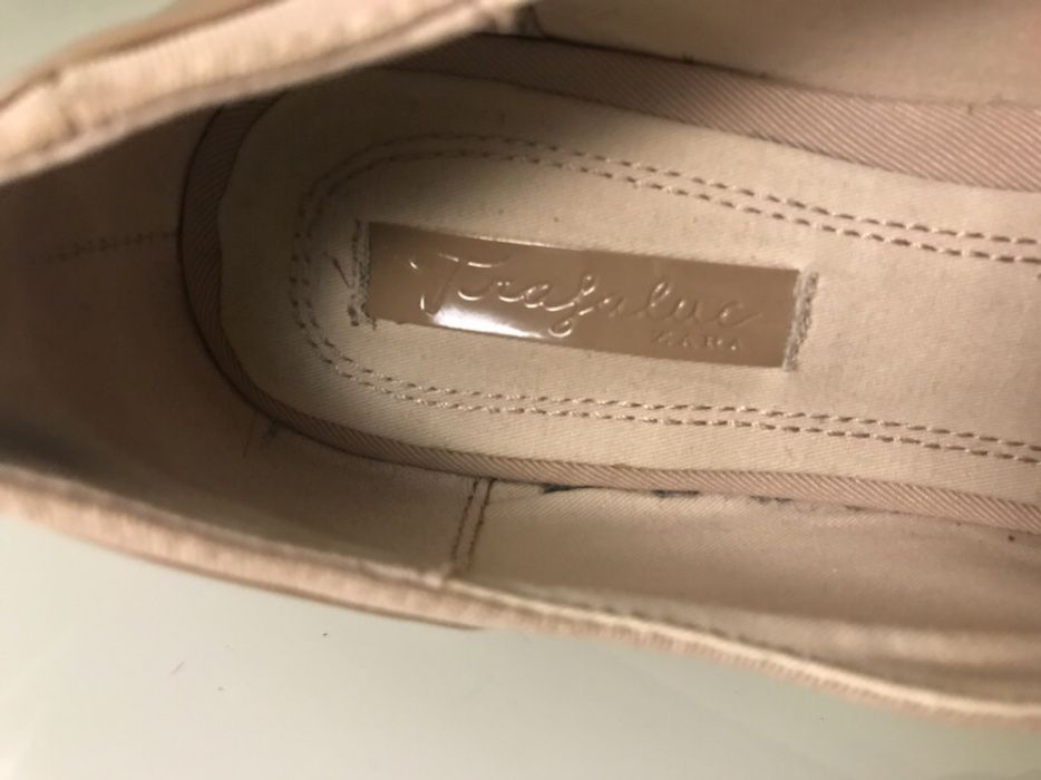 Buty beżowe Zara Trafaluc r.36