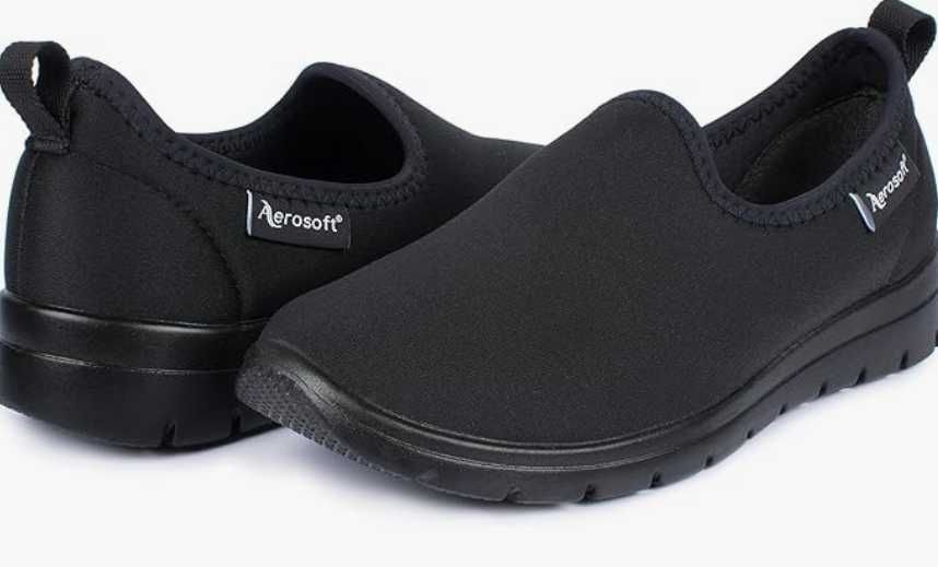NOWE Damskie/męskie buty zdrowotne Aerosoft czarne rozmiar 37