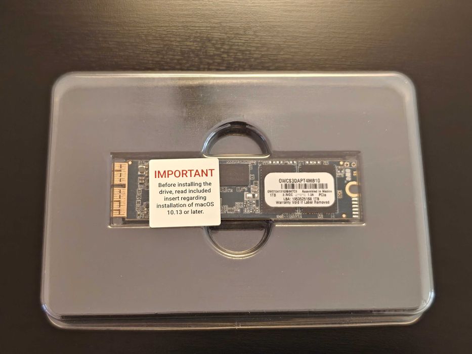 SSD Aura Pro X2 1Tb (compatível para PC ou upgrade Macbook)