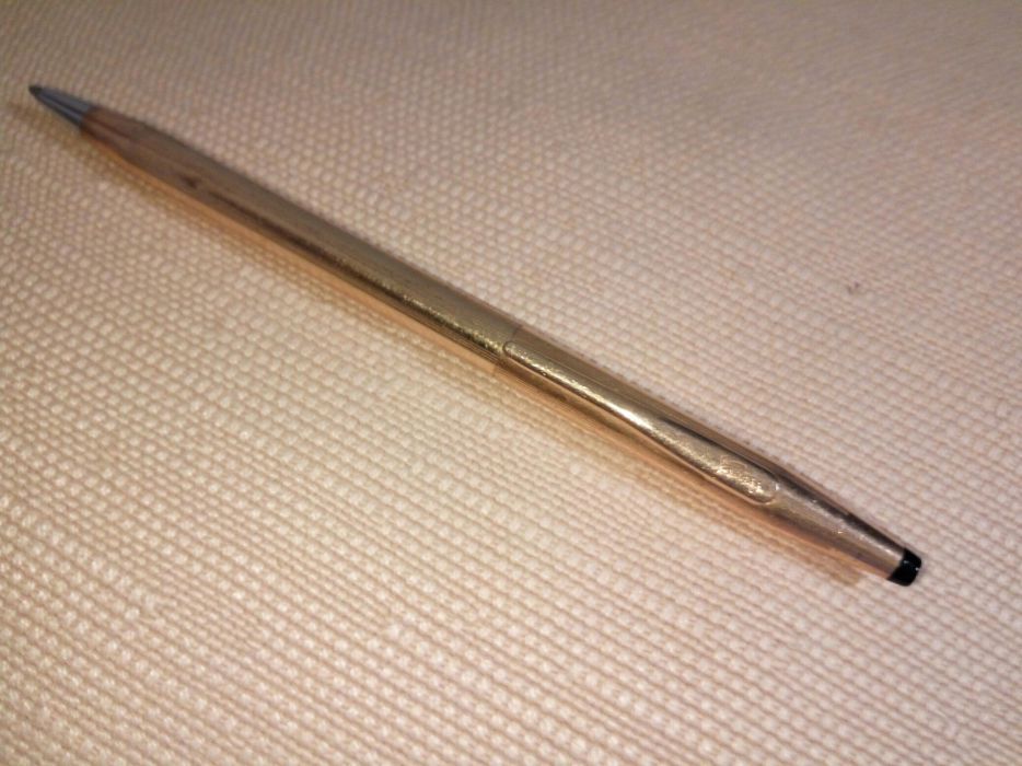 Caneta Cross Vintage ouro Made in USA