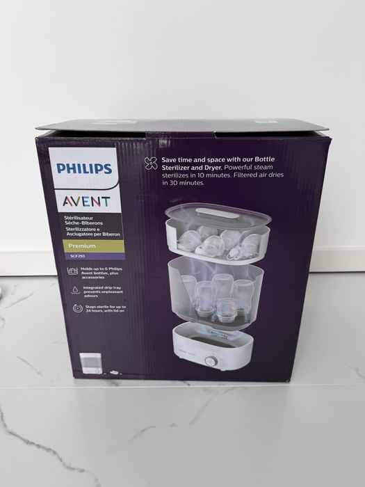 Philips Avent Esterilizador Elétrico com Função Secagem - SCF293/00 novo