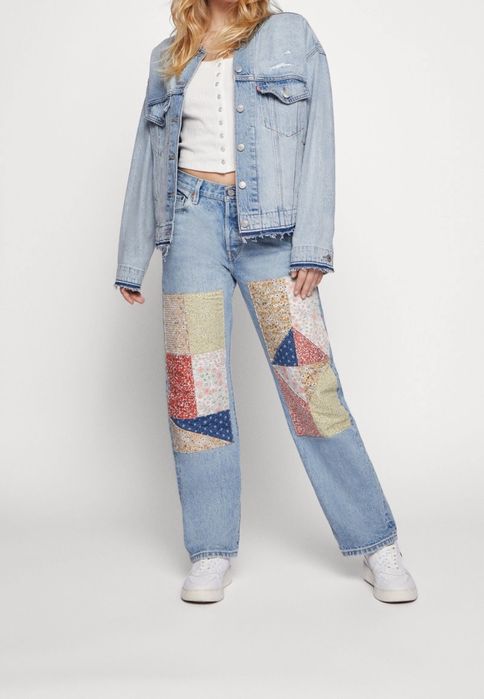 Джинси прямого крою Levi's 501 90-х років світло-блакитного кольору