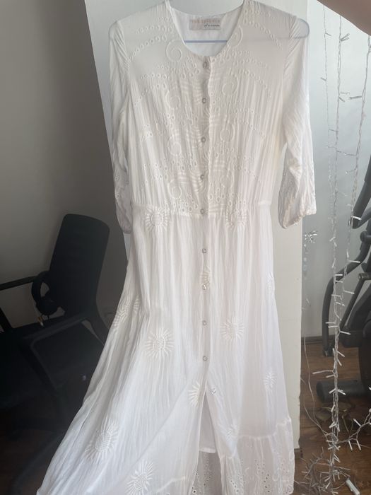 Біла сукня з прошви Theessence.ua вишиванка