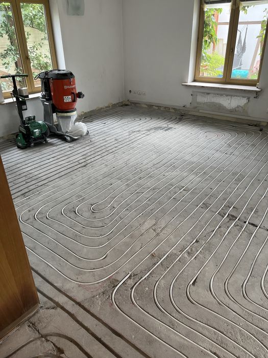 Frezowanie betonu pod ogrzewanie podłogowe. Wolne terminy !!