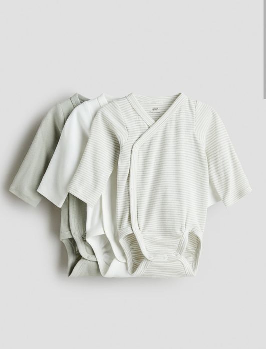 H&M body kopertowe 74 nowe 3-pak uniseks