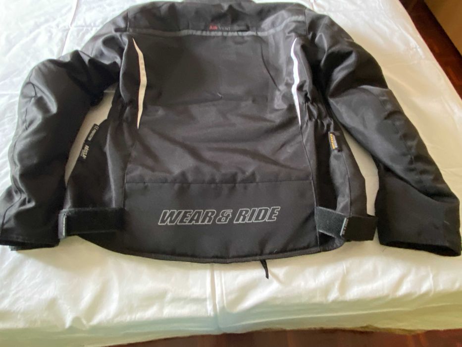 Blusão/casaco motard, preto, de senhora, marca WEAR & RIDE