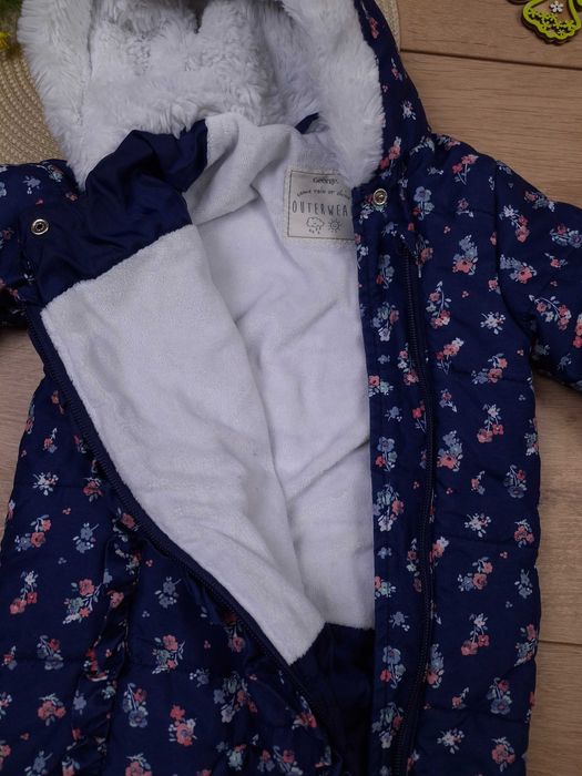 Дитячий демісезонний комбінезон 3-6 міс george для дівчинки