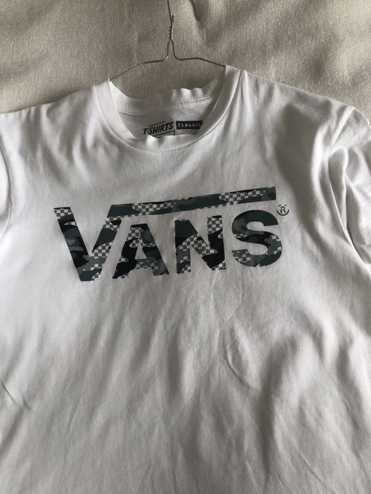Biała koszulka vans damska