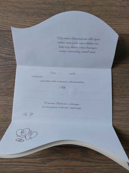 Zaproszenia ślubne