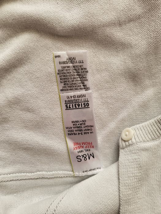98/104 bolerko h&m next M&S zestaw 4 sztuki bolerka rękawek sweterek