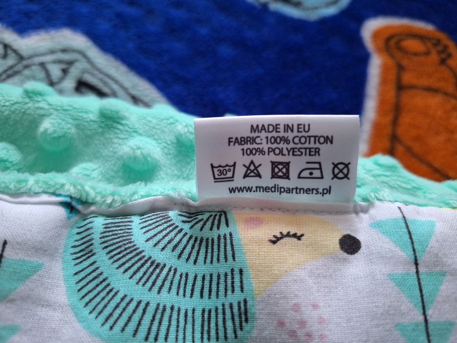 Rożek niemowlęcy dwustronny Minky