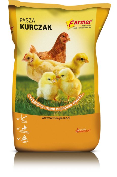 PISKLAK Farmer Pasza dla kurcząt od 0 kruszona 25kg