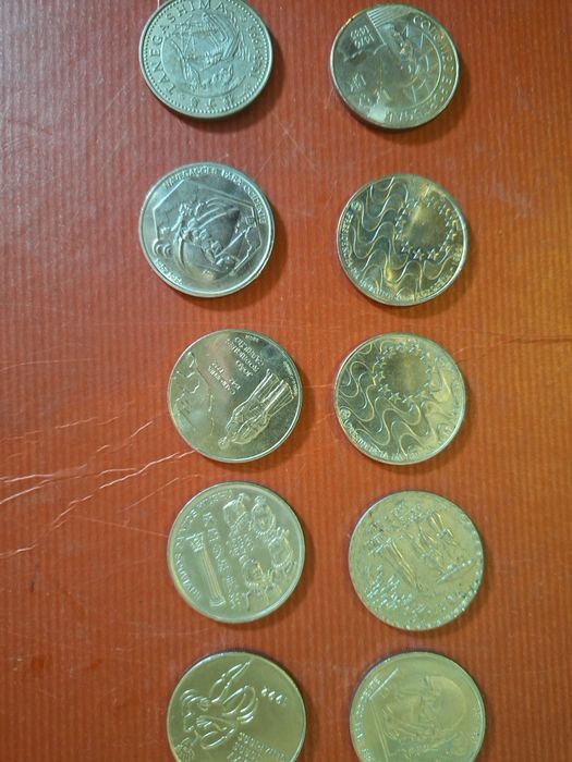 Moedas de escudo comemorativas dos descobrimentos