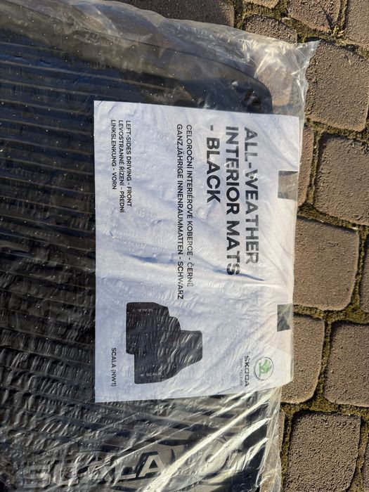 Dywaniki gumowe Oryginalne Skoda Scala! Nowe