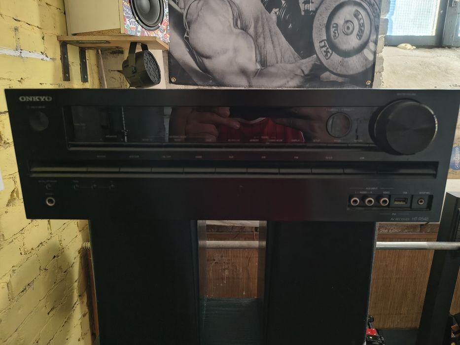 Zestaw Kina Domowego 5.0 Onkyo HT-R548 + Kolumny M-Audio HCS-9920 SE + Pilot + Kable
