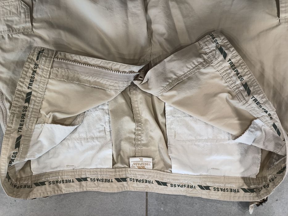 Męskie spodnie trekkingowe Trespass roz. XL z odpinanymi nogawkami