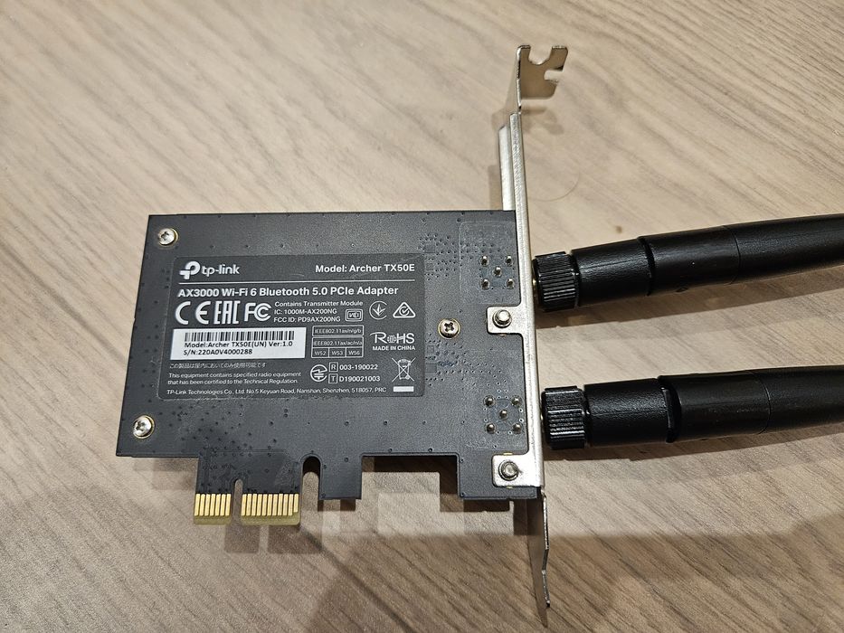 Karta sieciowa TP-Link Archer TX50e WiFI 6 BT 5.0