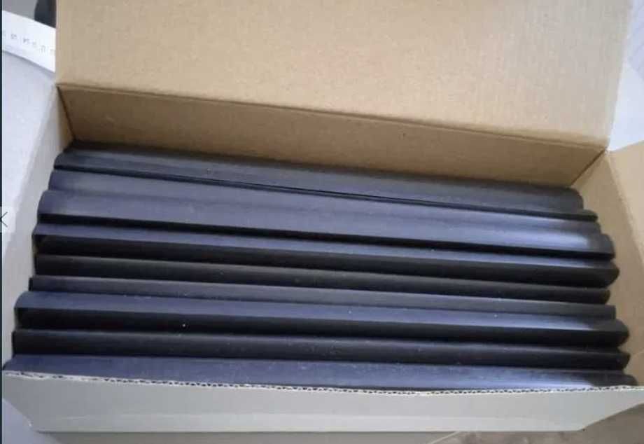 2 opakowania: Czarne listwy wsuwane 15 mm / 50 szt. slide binder