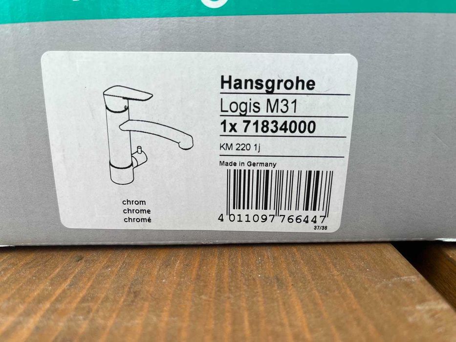 Hansgrohe Logis M31 bateria kuchenna z zaworem odcinającym
