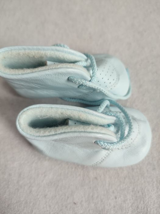 Buciki niemowlęce skóra naturalna0-3 m
