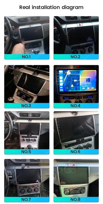 Штатна магнітола 6/128 GB VW Passat B6 B7 CC Volkswagen  Android avto Carplay