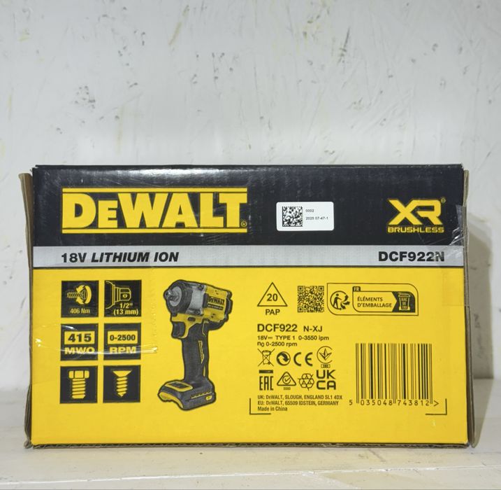 Ударний гайковерт DeWALT DCF922N