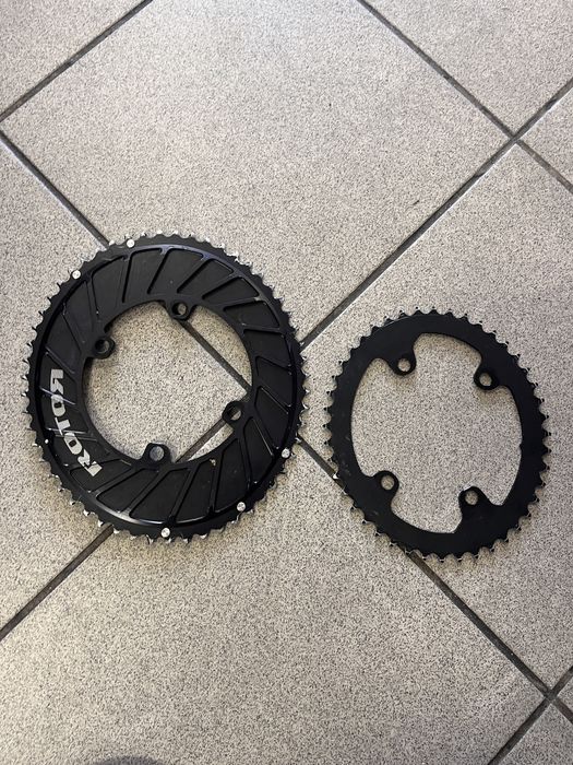 Zębatki Rotor Oval 55/44 Shimano 4x110 11s Triathlon