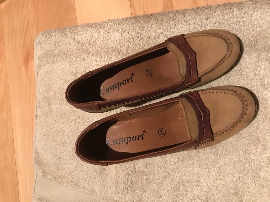 Brown Shoes – Two-Tone – Women's