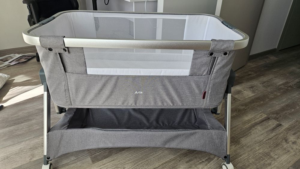 Приставне дитяче ліжечко Carrello Aria CRL-16402 2в1