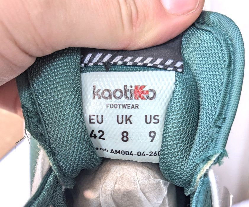 Trampki Soft Kaotiko Keoni Hightop Trainers zielone rozm. 42