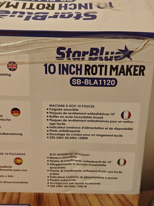 Máquina para fazer roti