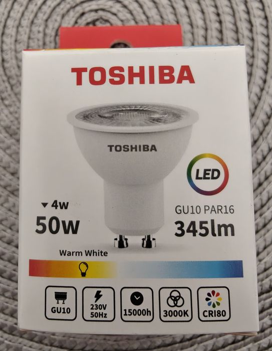 Toshiba Gu10 led 4w