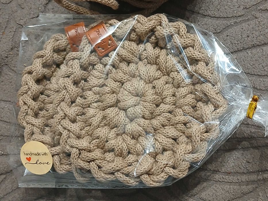 Zestaw podkładek pod kubki, prezent handmade