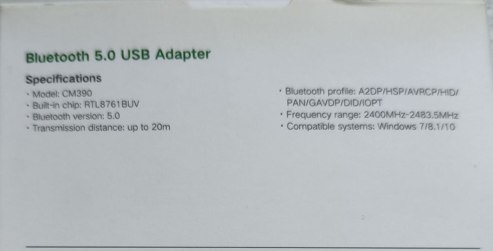 Adapter Bluetooth Ugreen