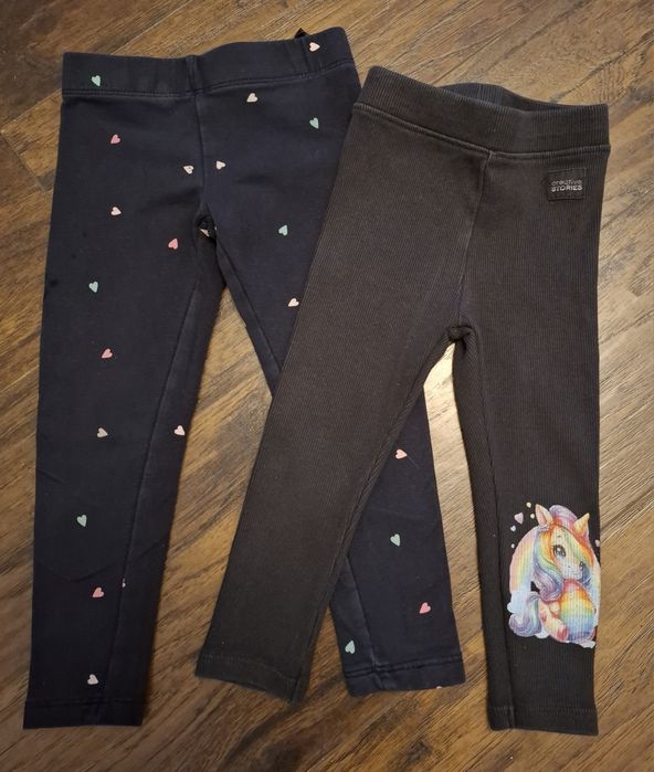 Getry leginsy Zara H&M dla dziewczynki  rozmiar 86 i 92