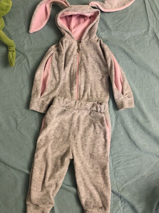 Велюровый Костюм с ушками для девочки